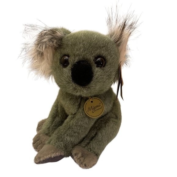 Miyone Koala Bear Plush Stuffed NEW WITH TAGS Sitting Gray by Aurora - Picture 1 of 11